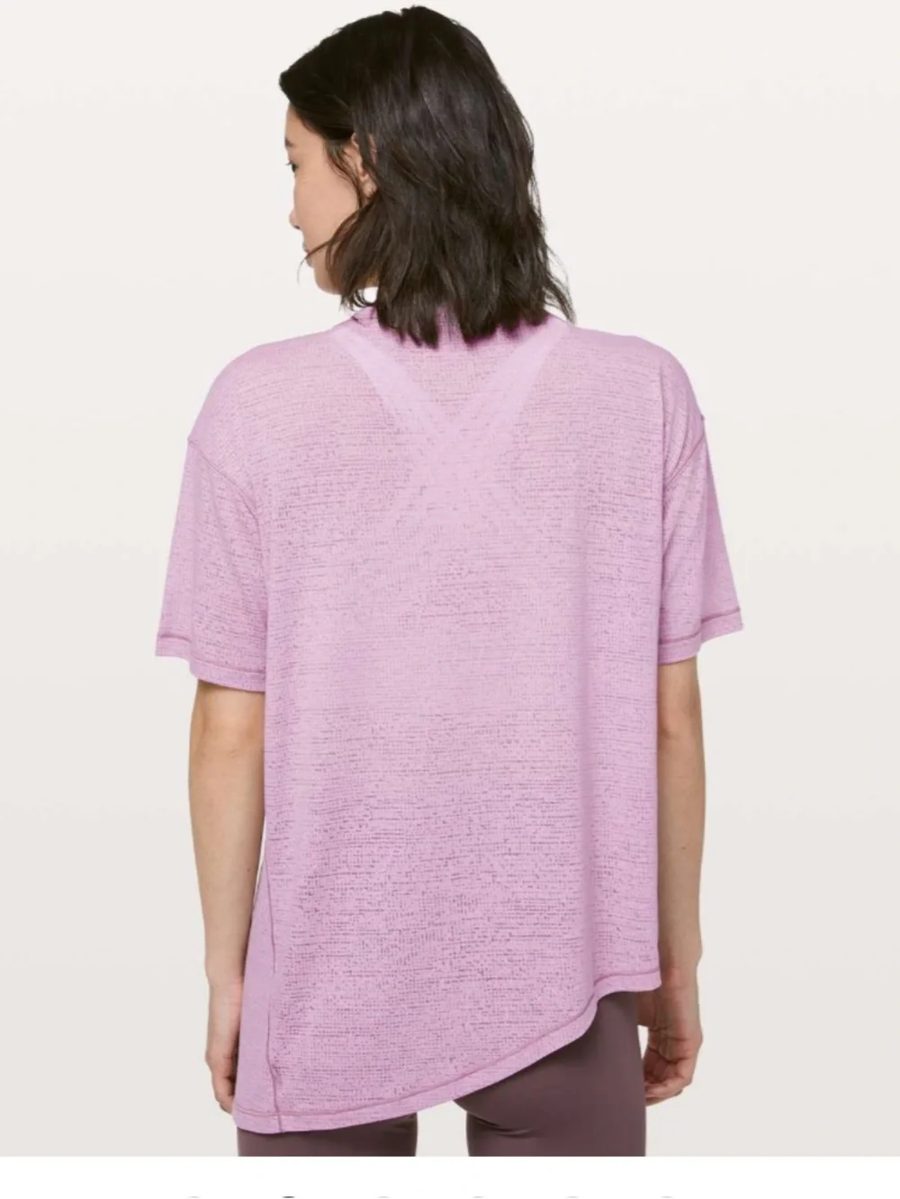 lululemon athletica Sneak Out Short Sleeve Top — Antoinette Pink